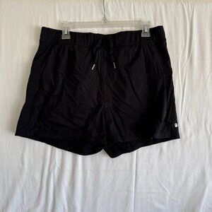 Willit Black Athletic Shorts | Stretch Nylon-Spandex | Size XL